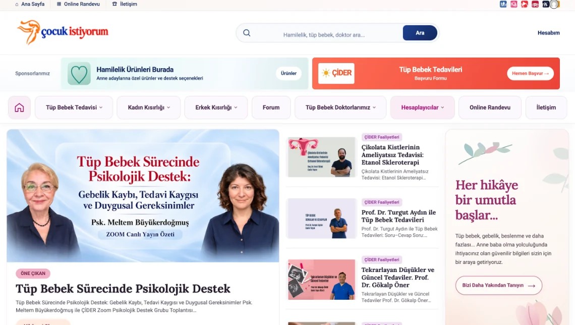 Çocuk İstiyorum tasarım görseli